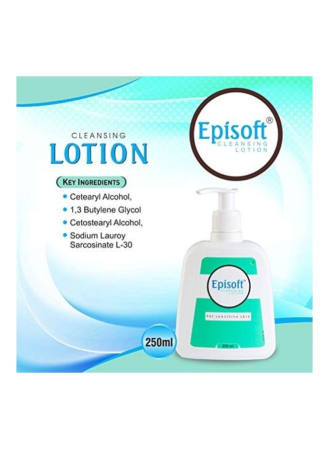 Episoft Cleansing Lotion For Sensitive & Dry Skin White 250ml  - Image 5