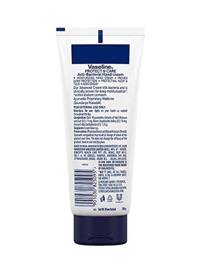 Vaseline Anti-Bacterial Hand Cream White 100grams - Image 3