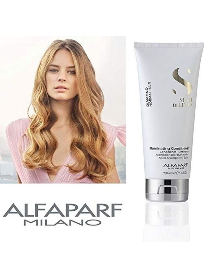ALFAPARF MILANO Diamond Illuminating Conditioner White 200ml  - Image 5