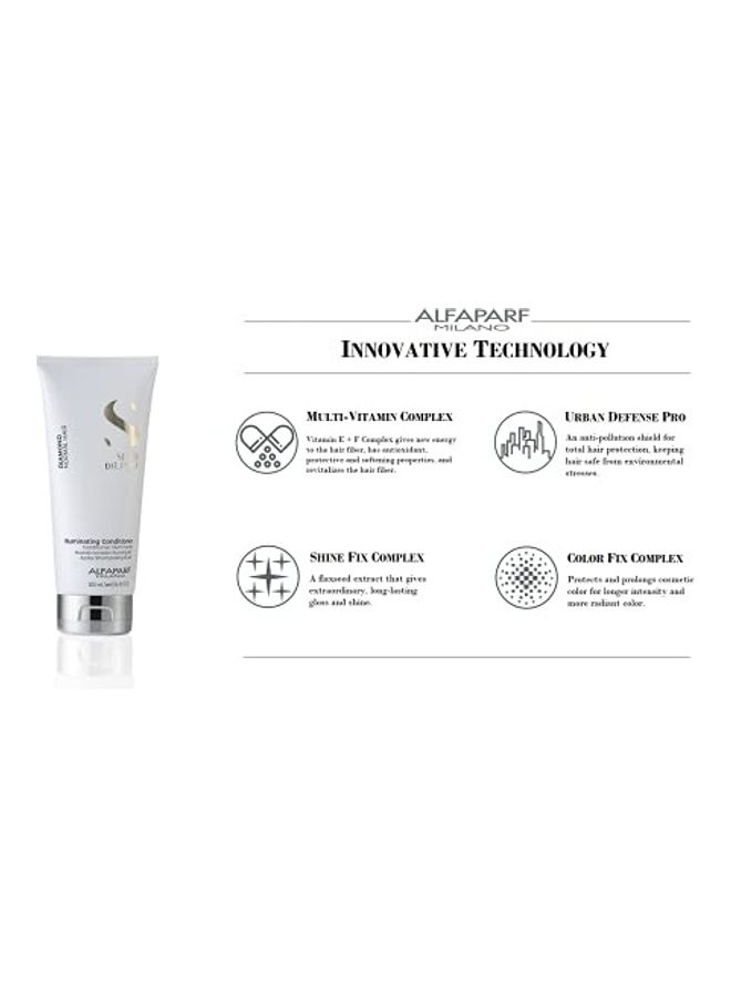 ALFAPARF MILANO Diamond Illuminating Conditioner White 200ml  - Image 4