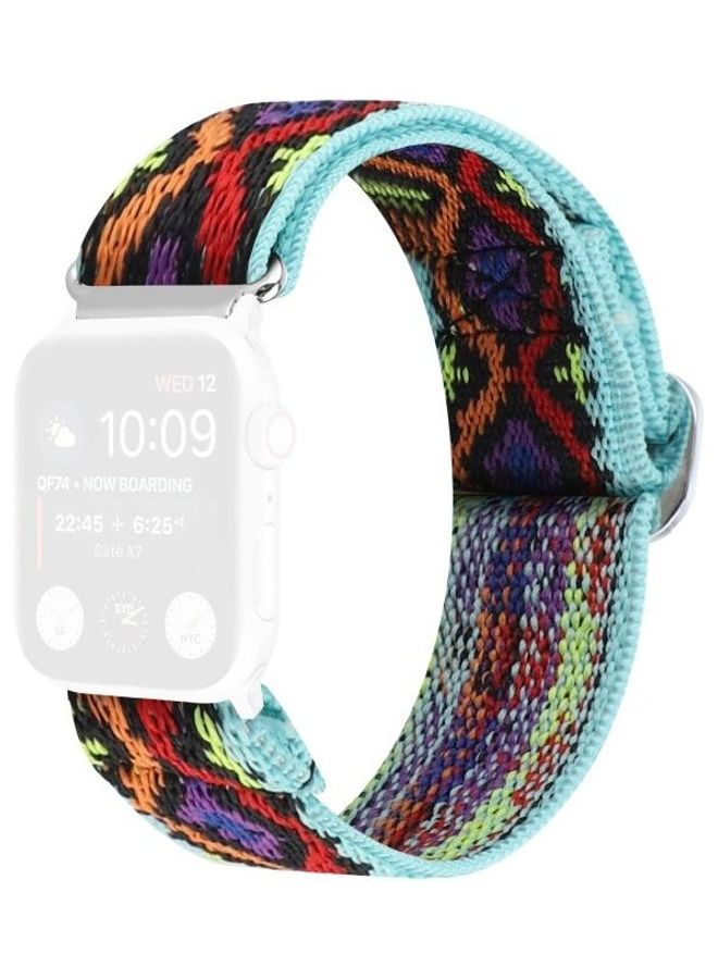BGM Replacement Strap Watchband For Apple Watch Series 5/4/3/2/1  42 - 44mm with Magic Stick Multicolour - Image 1