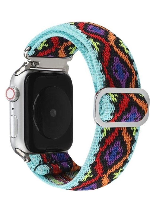 BGM Replacement Strap Watchband For Apple Watch Series 5/4/3/2/1  42 - 44mm with Magic Stick Multicolour - Image 2
