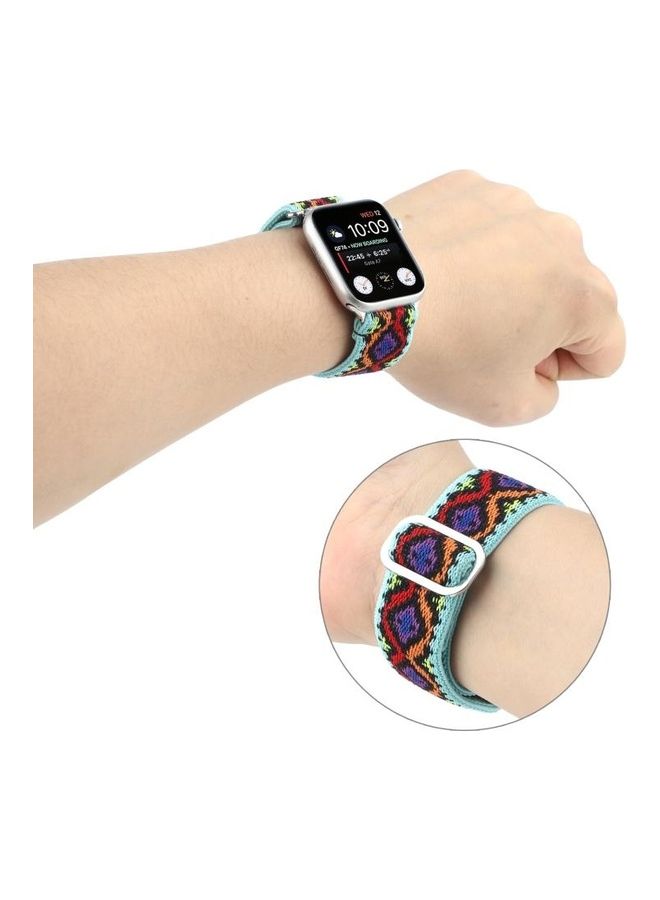 BGM Replacement Strap Watchband For Apple Watch Series 5/4/3/2/1  42 - 44mm with Magic Stick Multicolour - Image 3