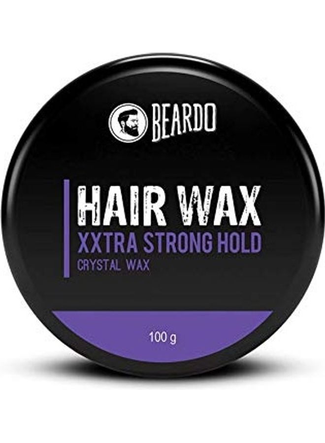 BEARDO XXtra Stronghold Hair Wax Black 100grams - Image 1