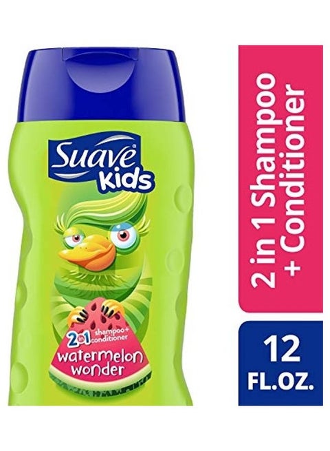 KIDS 2 IN 1 SHAMPOO 355ML Green/Blue 355ml