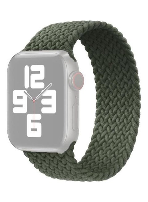 Nylon Replacement Strap For Apple Watch Series SE/6/5/4 40mm And 3/2/1 38mm Olive Green
