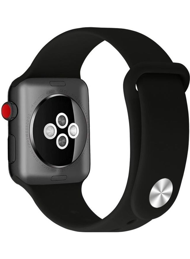 BGM Replacement Band for Apple Watch Series 1/2/3/4/5/6/SE 38/40mm Black - Image 4