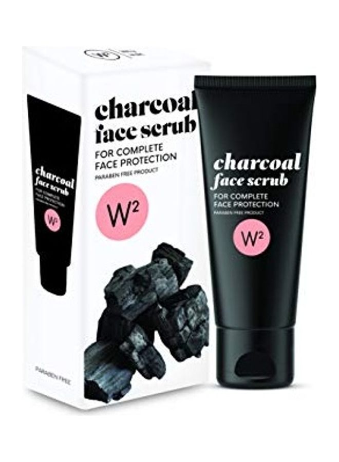 W2 Charcoal Face Scrub for Complete Face Protection Multicolor 100grams  - Image 1