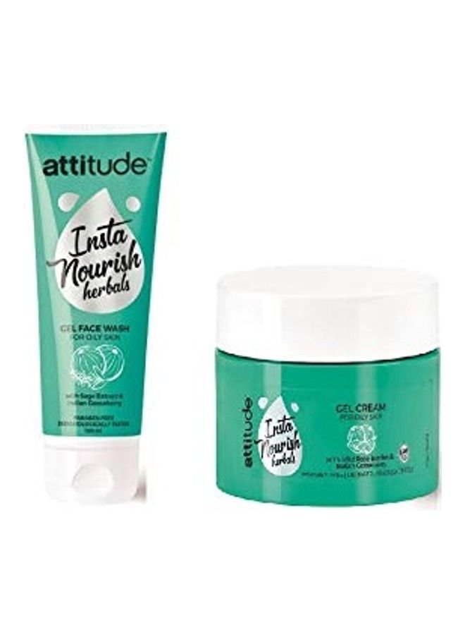 Amway Attitude Face Wash and Moisturiser Green 100ml - Image 1