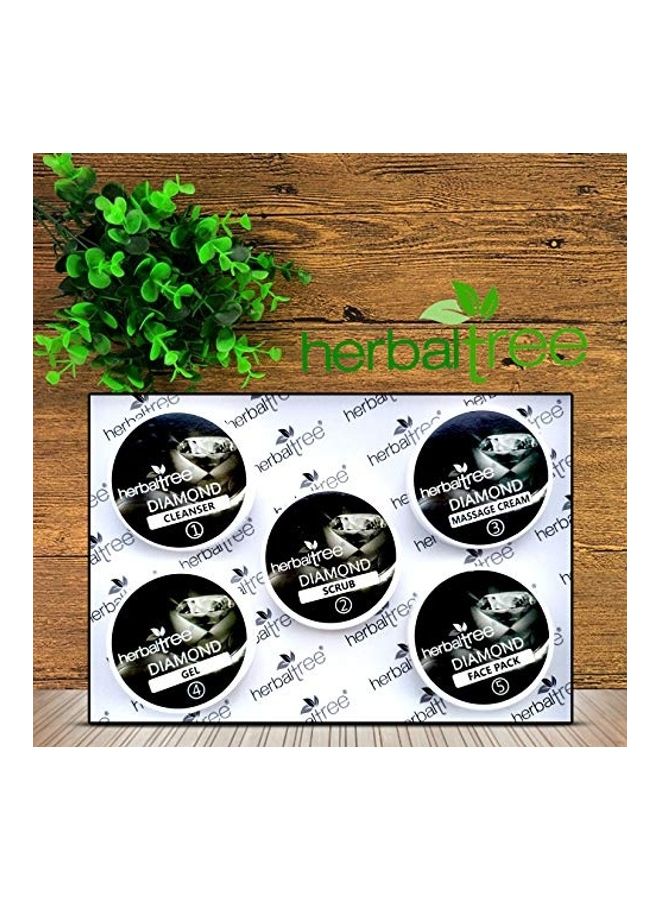 Herbal Tree Diamond Facial Kit Black 420grams - Image 2