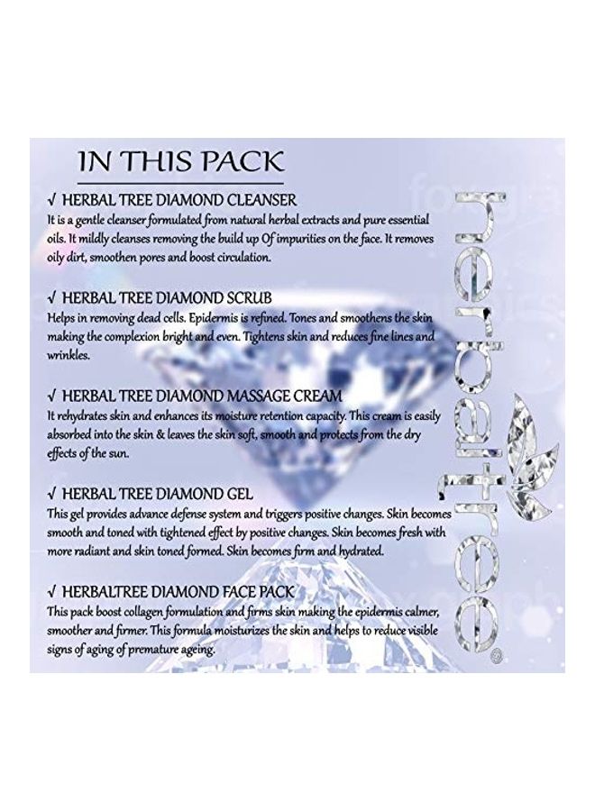 Herbal Tree Diamond Facial Kit Black 420grams - Image 4