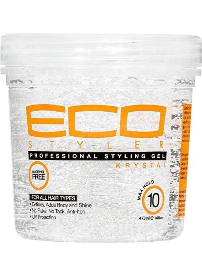 ecoco Pack Of 2 Styler Krystal Styling Gel Clear 473ml