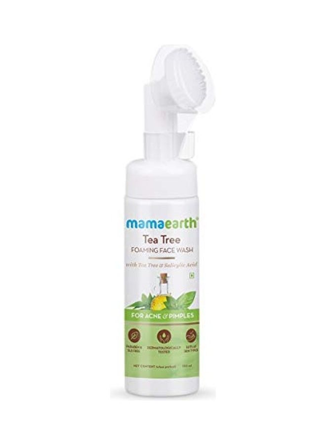 Mamaearth - Tea Tree Foaming Face Wash White 150ml - Image 1