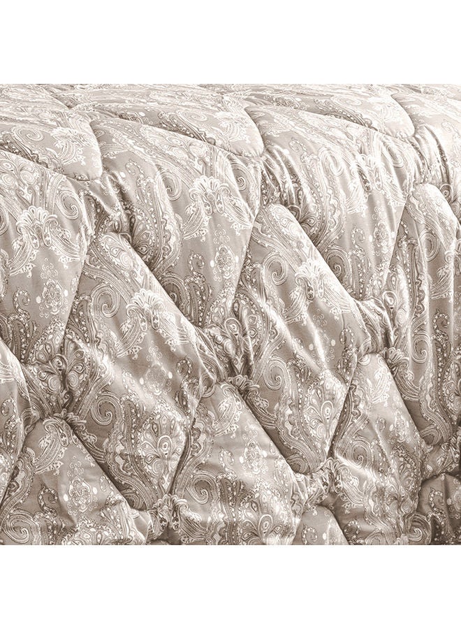 ريغال إن هاوس طقم لحاف رانفورس مكون من 6 قطع قطن بيج 240*190سم  - Image 5