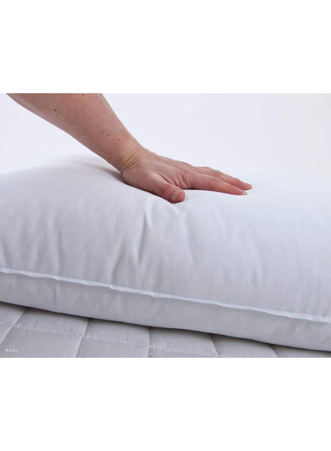 كونزيتا وسادة على شكل حرف V من قطعتين microfiber أبيض 90x50سم  - Image 3