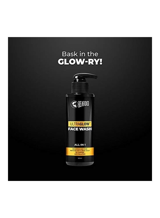 BEARDO Ultraglow Face Wash for Men Black 100ml - Image 3
