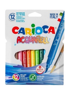 carioca Colo Pens 3 Mm   Set Of  12 Colors Acquarell Multicolour 