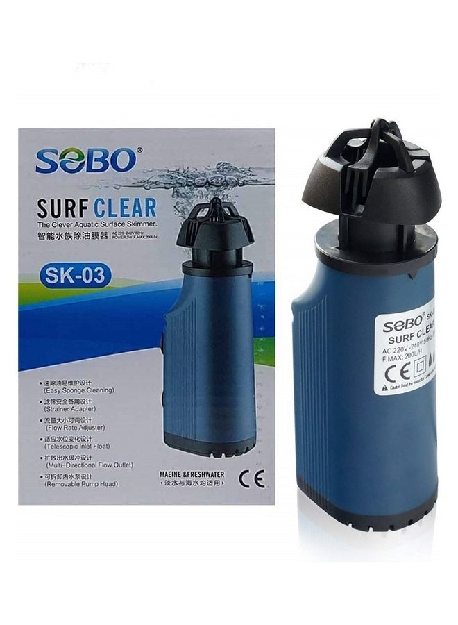SOBO B&K Surf Clear Aquatic Skimmer Multicolour 13.5 x 4.5cm - Image 5