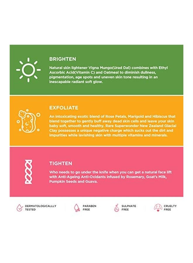 Light Up Flash Facial & Body Powder Wash For Instant Brightening & Visible Tightening Multicolour 120grams - Image 5