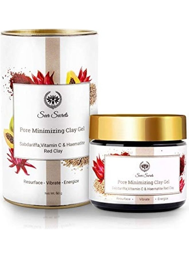 Seer Secrets Hematite Red Clay Pore Minimizing Clay Gel Multicolour 60grams - Image 1