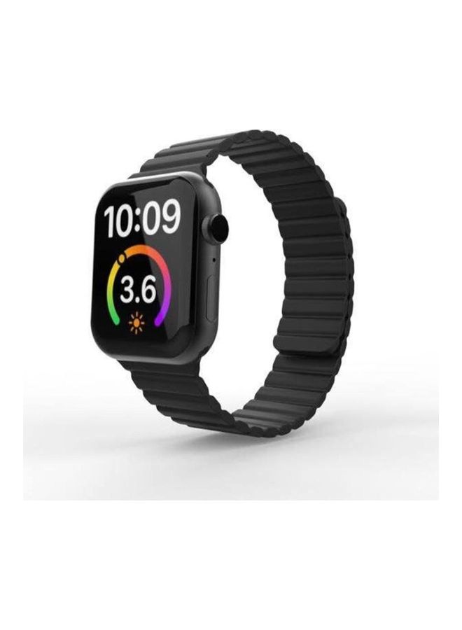 BGM Replacement Band for Apple Watch Series 1/2/3/4/5/6/SE 38/40mm Black - Image 2
