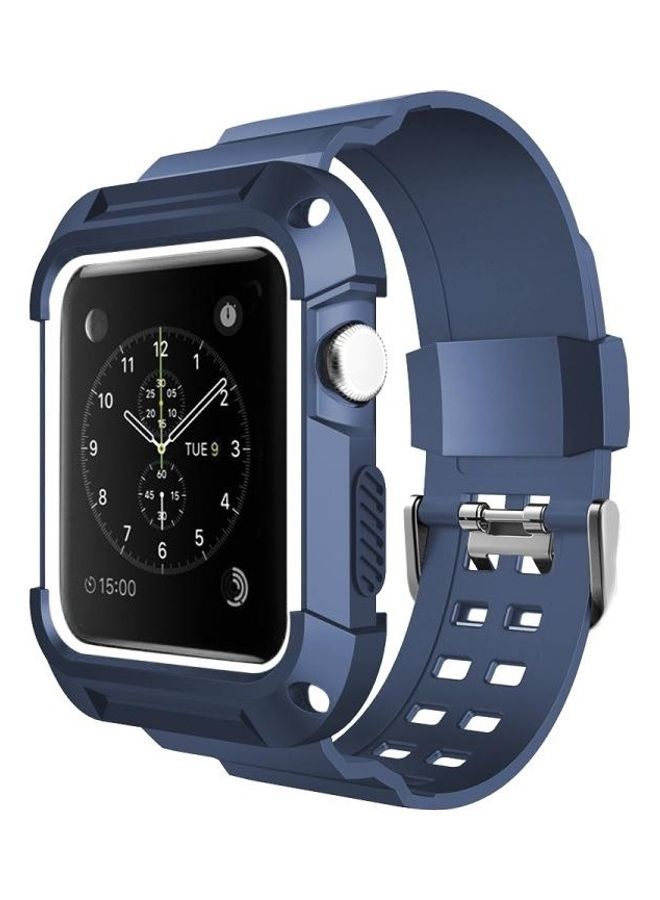 BGM Replacement Band for Apple Watch Series 1/2/3 38mm Blue - Image 1