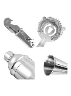 Dubkart 16-Piece Stainless Steel Cocktail Shaker Set Silver 1.18Liters  - Image 2