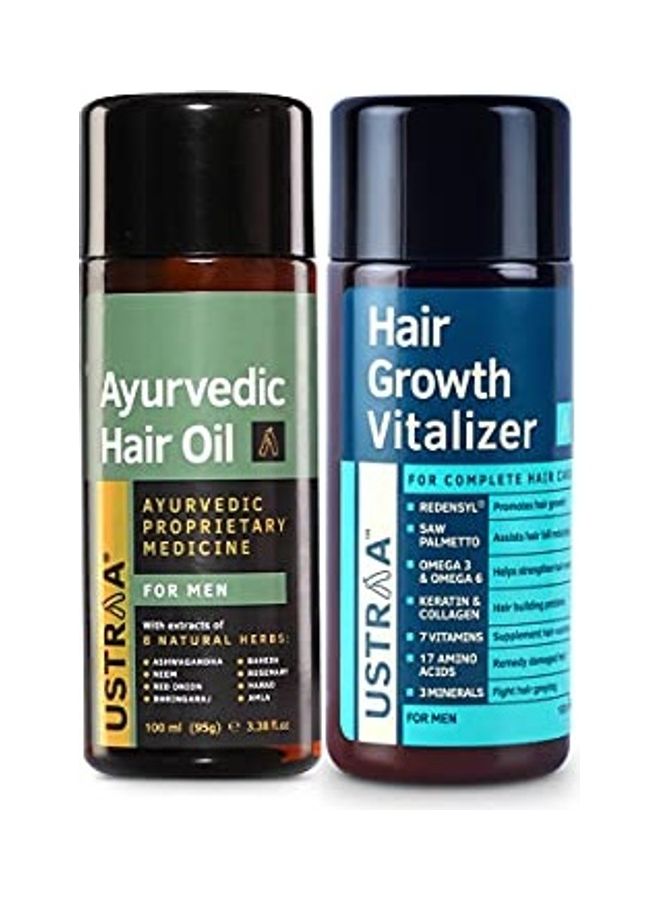 Hair Growth Vitalizer Ayurvedic Hair Oil Multicolour 100ml - v1629147293/N50142758A_1