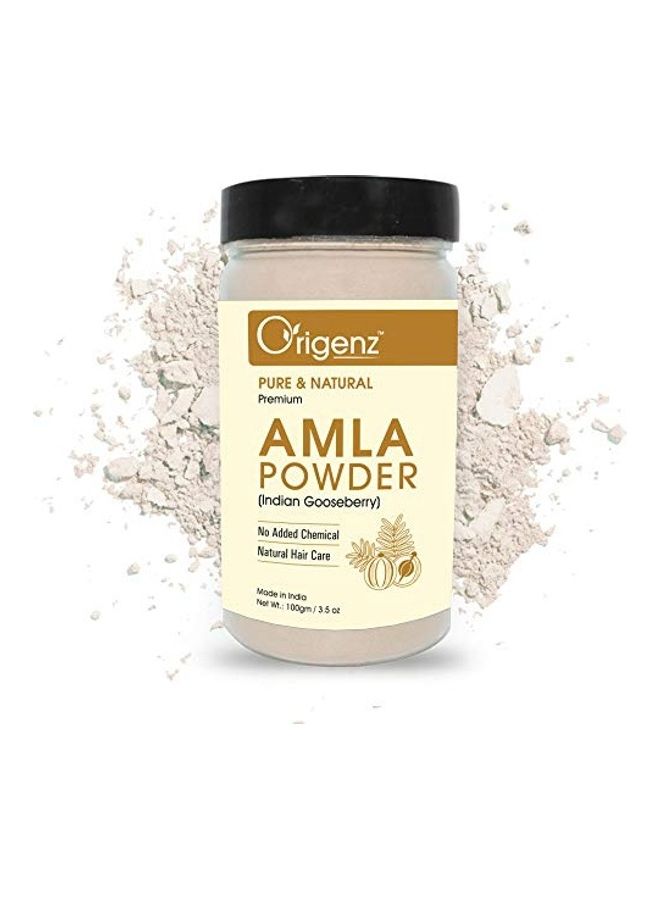 Origenz Premium Amla Powder for Healthy Hair Yellow 100grams - Image 1