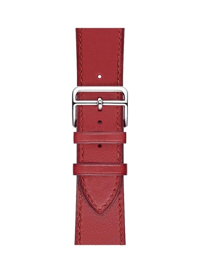 BGM Replacement Strap For Apple Watch Series 6/SE/5/4 44mm And 3/2/1 42mm Red - Image 4