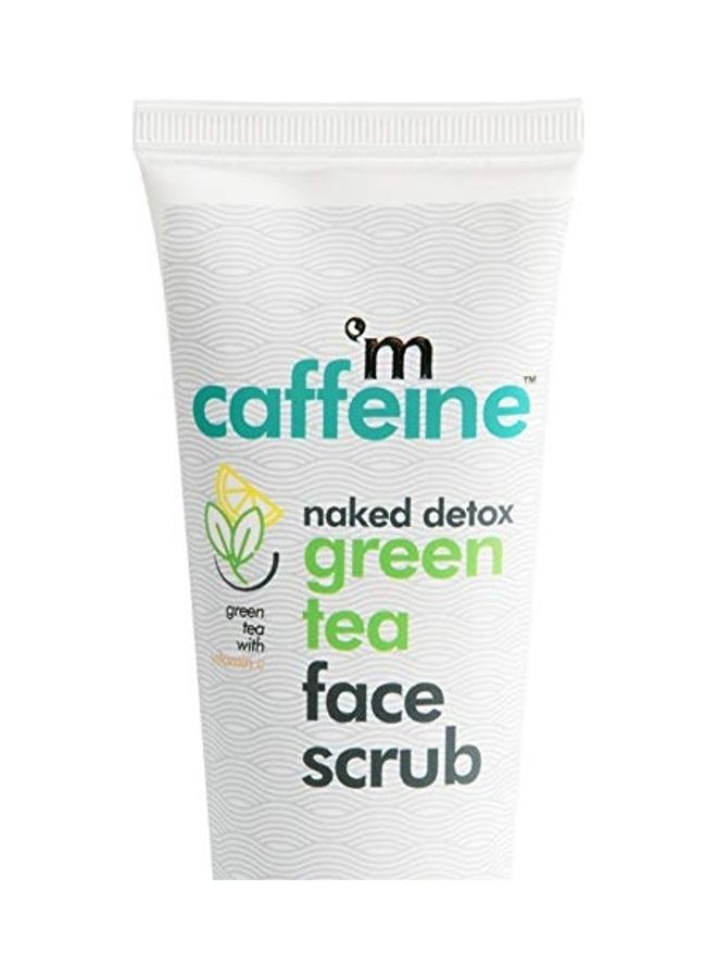 MCaffeine Naked Detox Green Tea Face Scrub Multicolor 100grams - Image 1