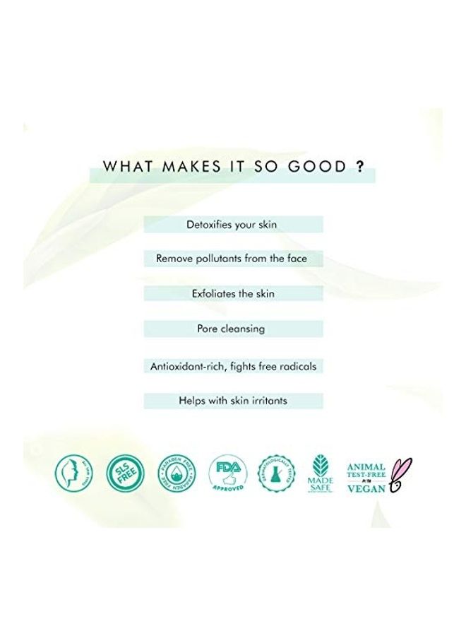 MCaffeine Naked Detox Green Tea Face Scrub Multicolor 100grams - Image 5