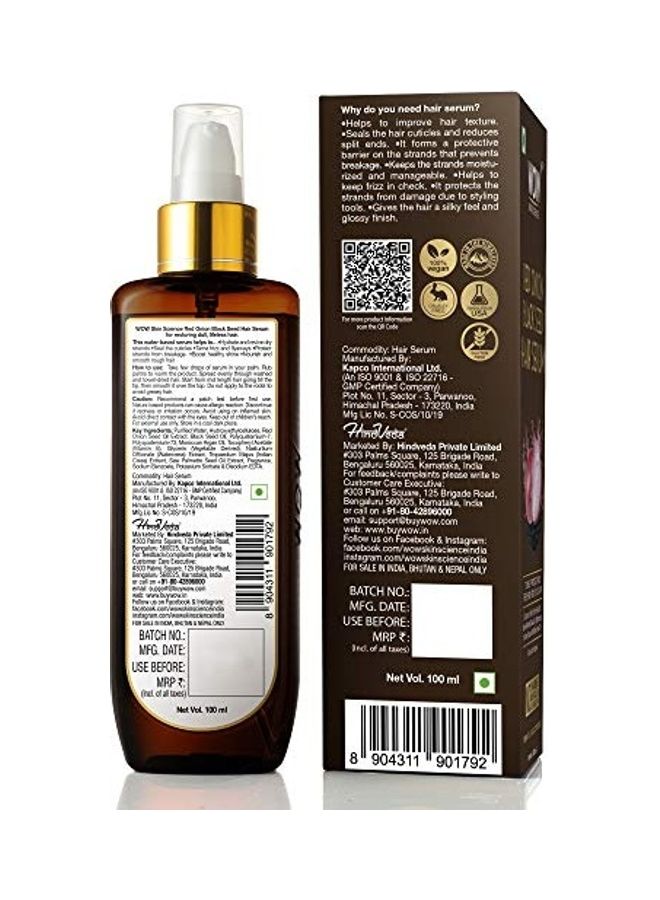 WOW Red Onion Black Seed Hair Serum Multicolour 100ml - Image 2