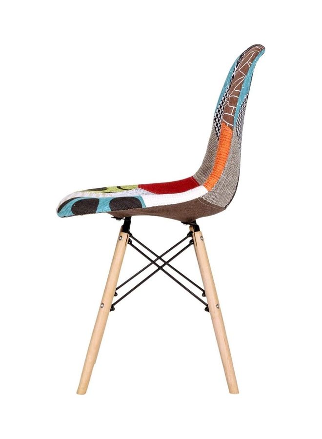 AKF 4-Piece Multicolor Patchwork Chairs Multicolour - Image 5