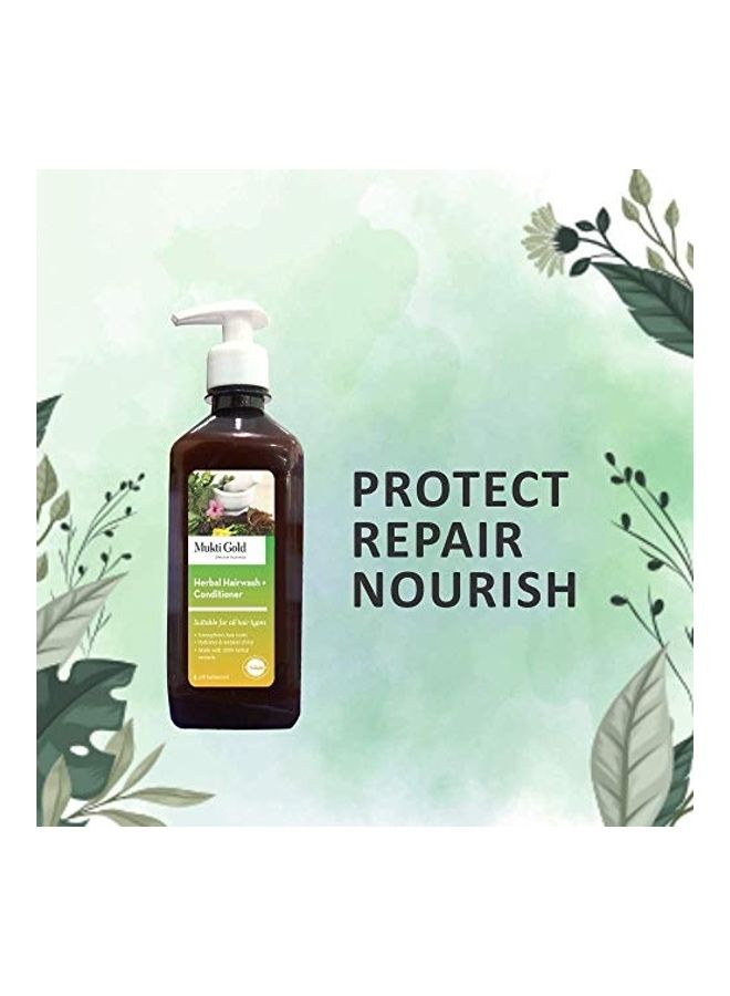 Axiom 2-Pack Mukti Gold Herbal Hairwash With Conditioner Multicolour 500ml - Image 2