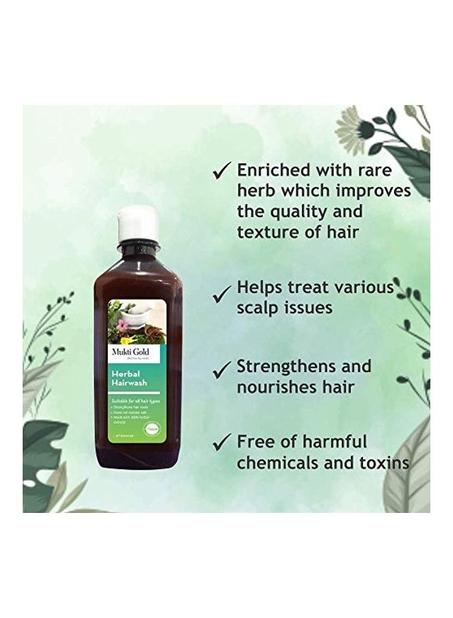 Axiom 2-Pack Mukti Gold Herbal Hairwash With Conditioner Multicolour 500ml - Image 3