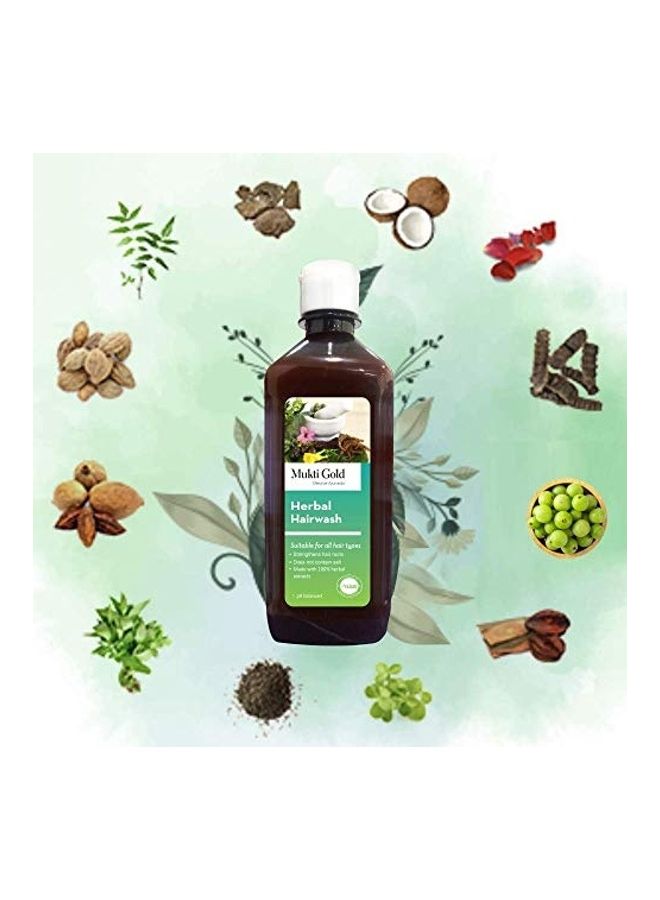 Axiom 2-Pack Mukti Gold Herbal Hairwash With Conditioner Multicolour 500ml - Image 4