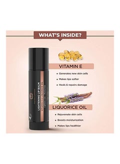 The Man Company Lightening Lip Balm Black 4grams  - Image 3