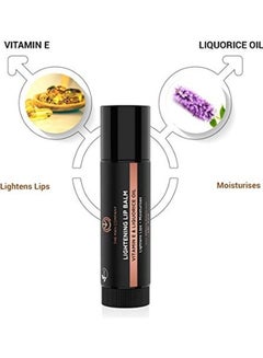 The Man Company Lightening Lip Balm Black 4grams  - Image 5