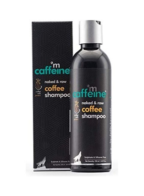 Naked And Raw Coffee Shampoo Black 250ml