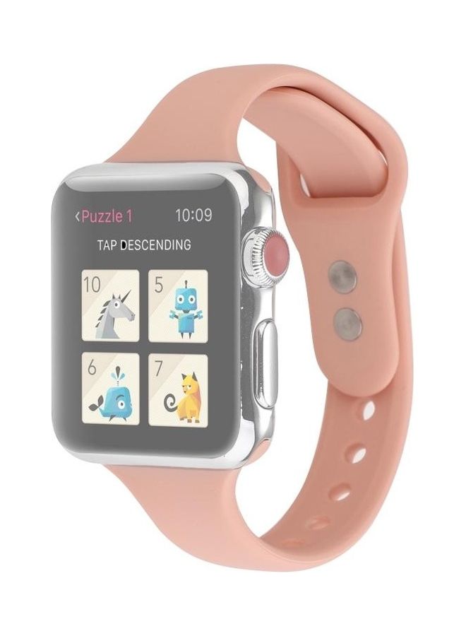 BGM Replacement Strap For Apple Watch Series 6/SE/5/4 44mm And 3/2/1 42mm Pink  - Image 1