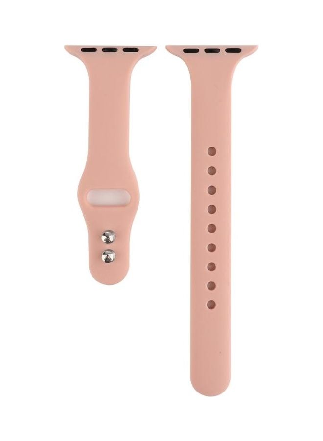 BGM Replacement Strap For Apple Watch Series 6/SE/5/4 44mm And 3/2/1 42mm Pink  - Image 2