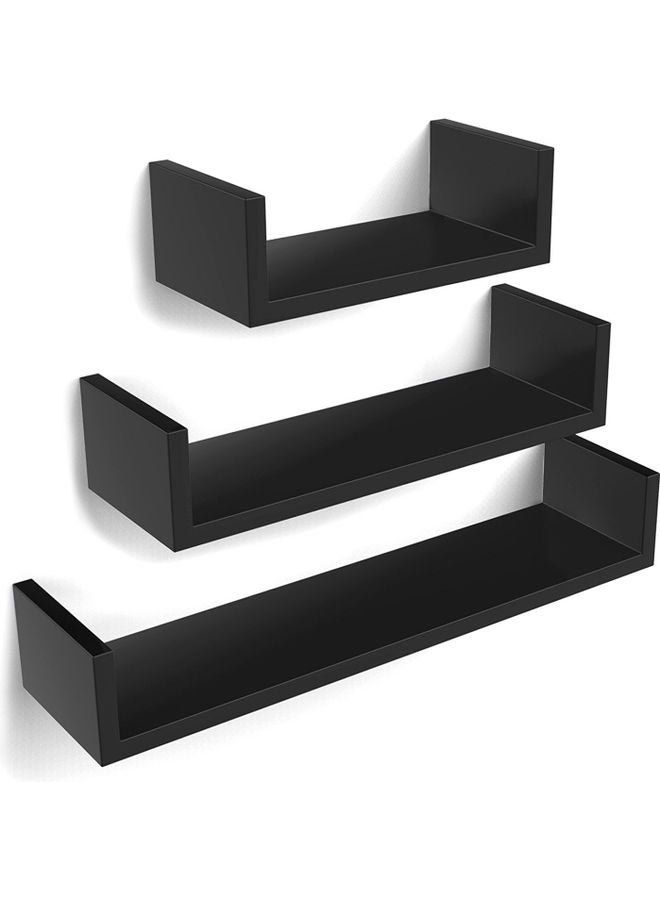 3-Piece Wall Mounted Floating Shelves Black - v1629155208/N50158611A_4