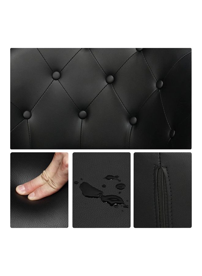 AKF Single Adjustable Modern Swivel Bar Chair Black 48D x 50W x 105Hcm - Image 3
