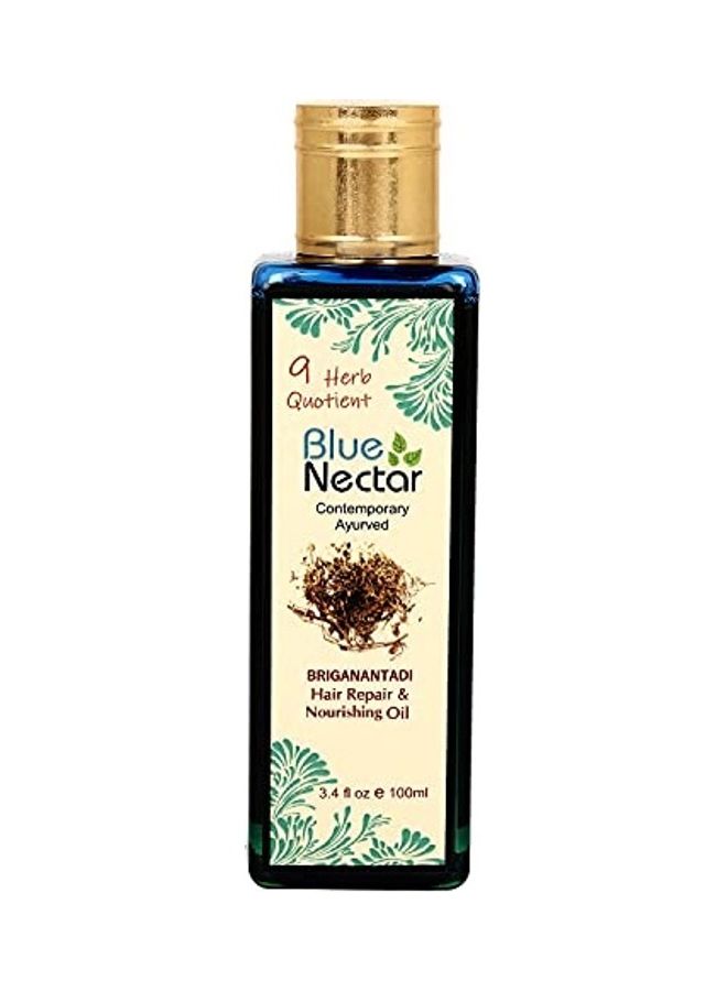 Blue Nectar Ayurvedic Hair Repair And Treatment Oil For Hair growth Multicolour 100ml  - Image 1