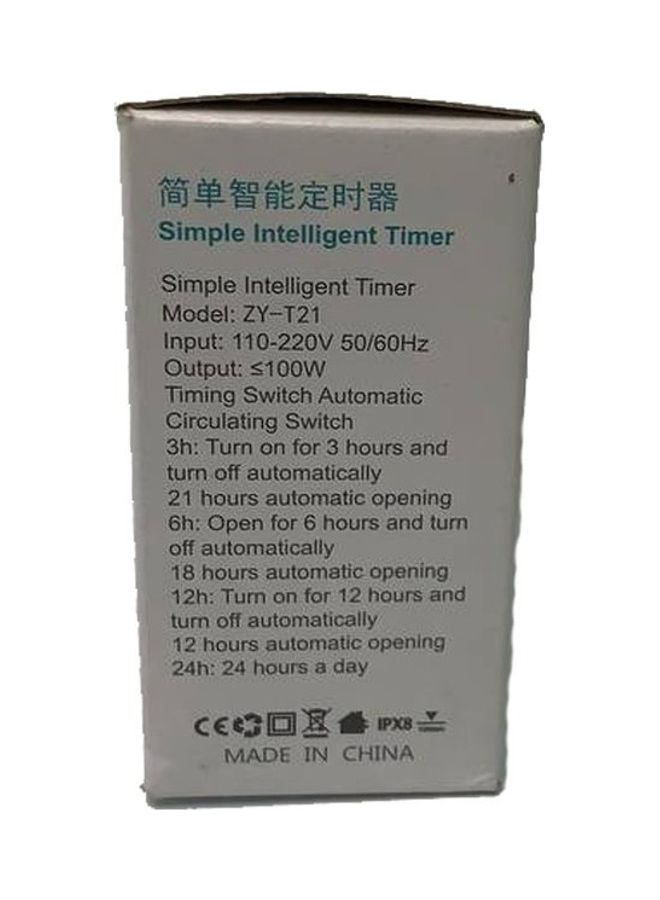 Simple Intelligent Timer Multicolour 10cm  - Image 4