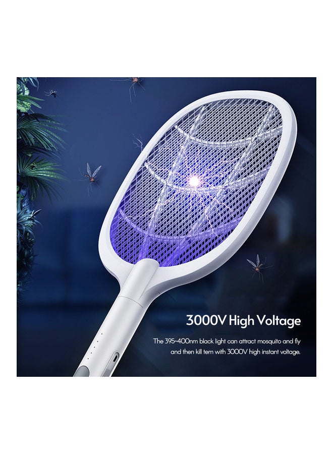 Generic - 2 In 1 Handheld Bug Zapper Electric Racket - Image 1