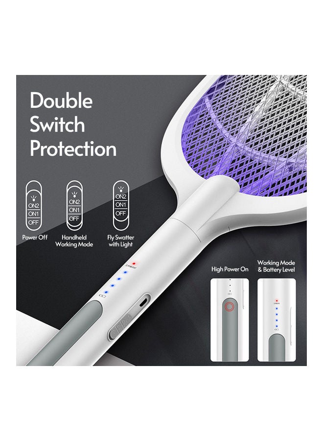 Generic - 2 In 1 Handheld Bug Zapper Electric Racket - Image 1