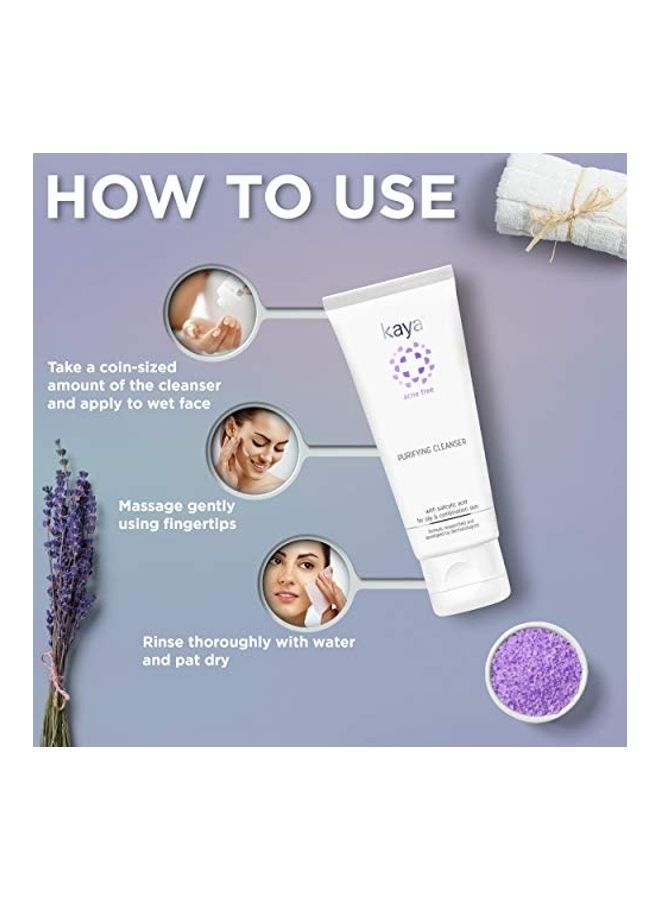 Kaya Clinic Acne Free Purifying Cleanser Multicolour 50ml - Image 3