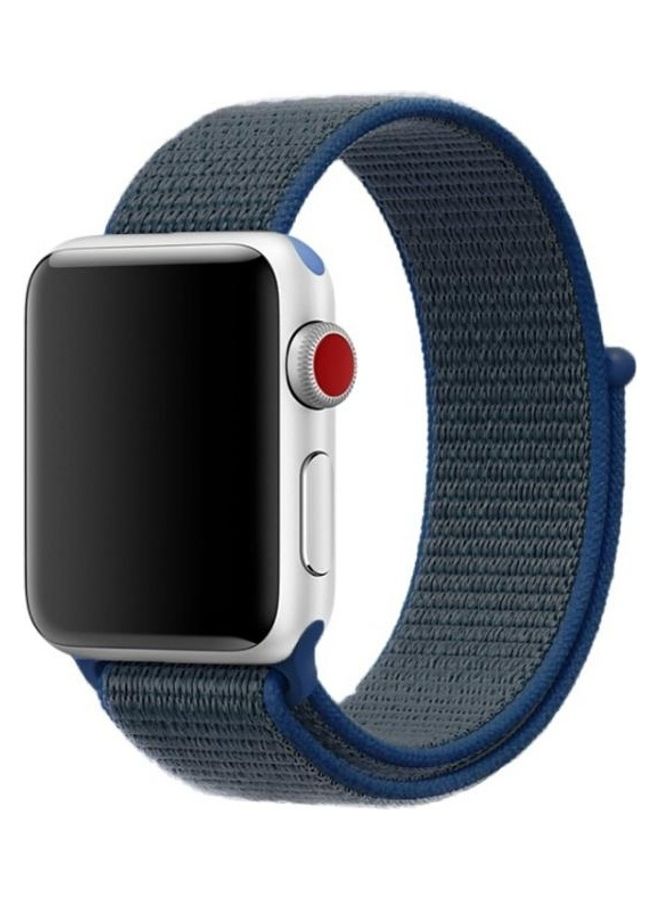 BGM Smartwatch Band For Apple Watch 5 Dark Blue - Image 2
